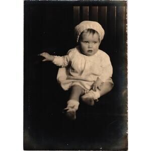 Vintage Baby Photo Alma‎ Parrott Daughter Of Harry And Blanche Parrott